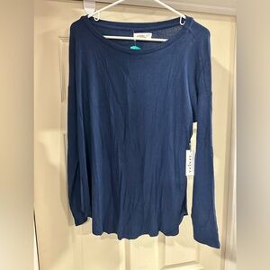Velvet by Graham & Spencer Navy Top
